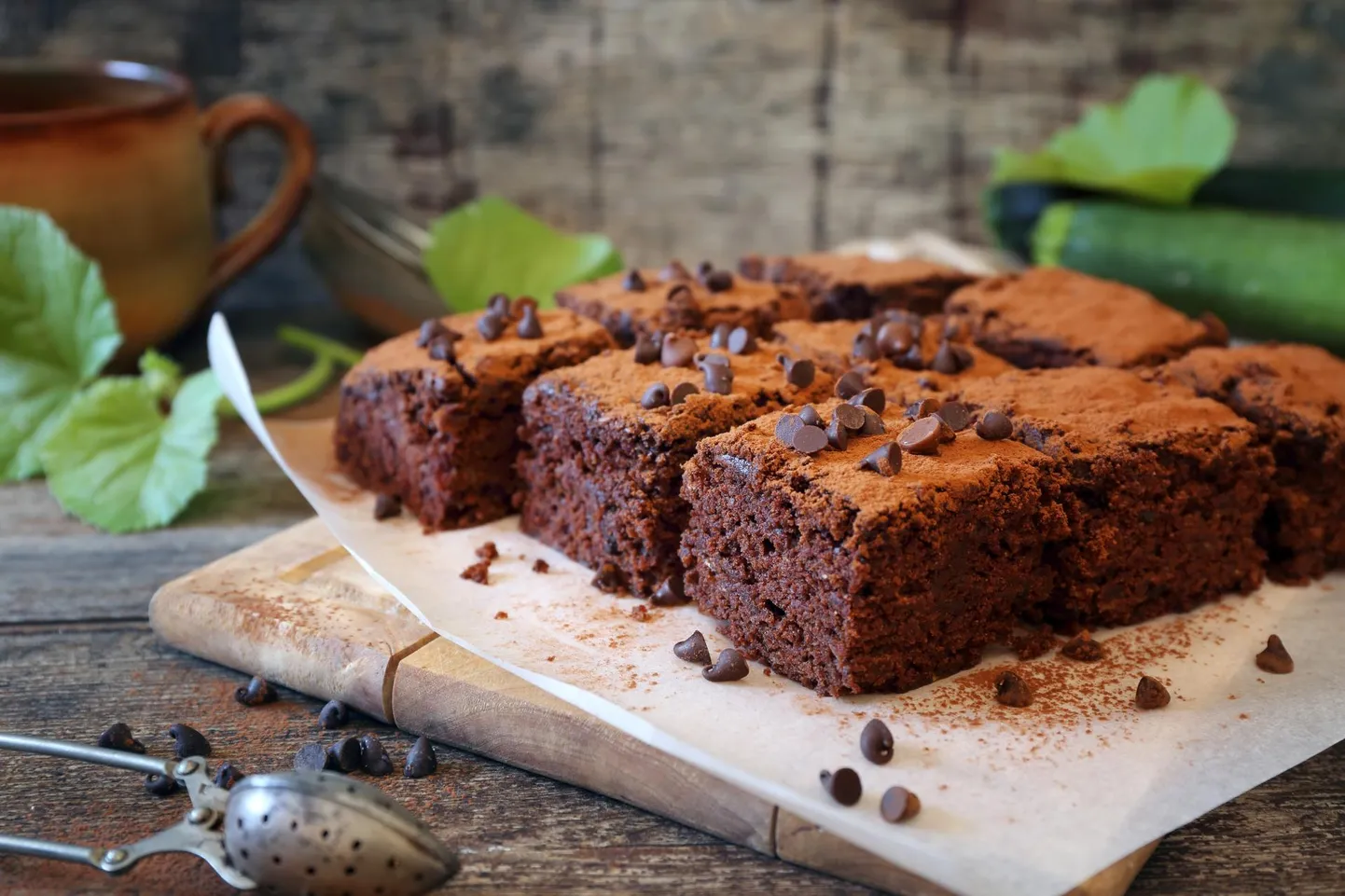 Suvikõrvits passib ka kakaopuistega šokolaadikoogi sisse. FOTO: Shutterstock