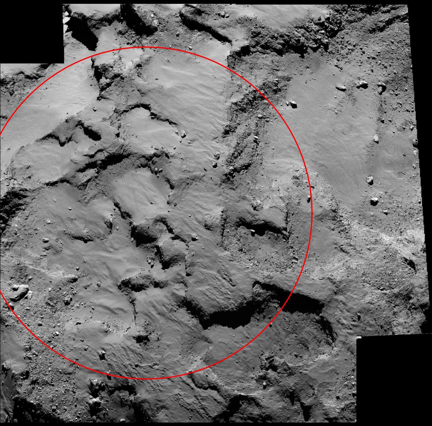 Paik komeedil 67P, kuhu Rosetta sondi uurimisrobot Philae peaks maanduma