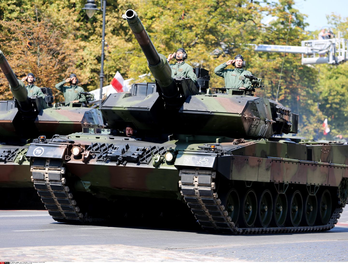 Poola armee tankid sõjaväeparaadil
