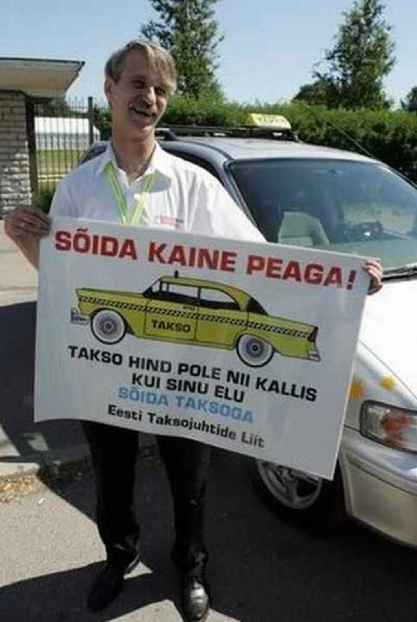 Taksojuhtide kampaania 2006. aasta Õllesummeri ajal..