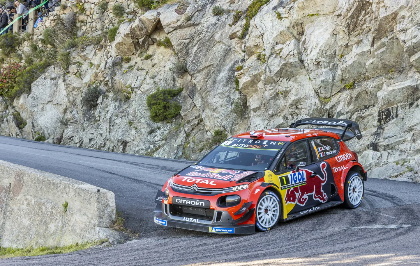 Sebastien Ogier korsika rallil