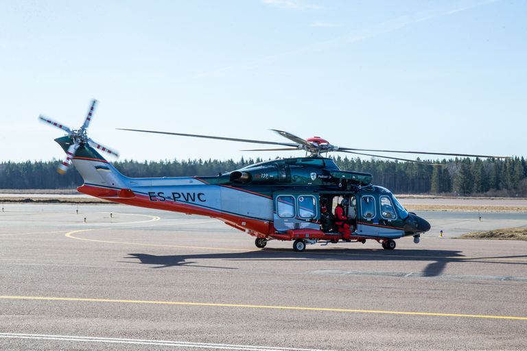 Eesti kasutab praegu koptereid Agust Westland AW139. Foto: Eero Vabamägi