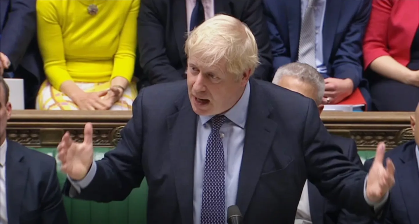 Prime Minister Boris Johnson speaks in the House of Commons, London, after MPs accepted the Letwin amendment, which seeks to avoid a no-deal Brexit on October 31.