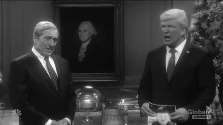 Alec Baldwin (paremal) ja Robert De Niro sketšisaates Saturday Night Live