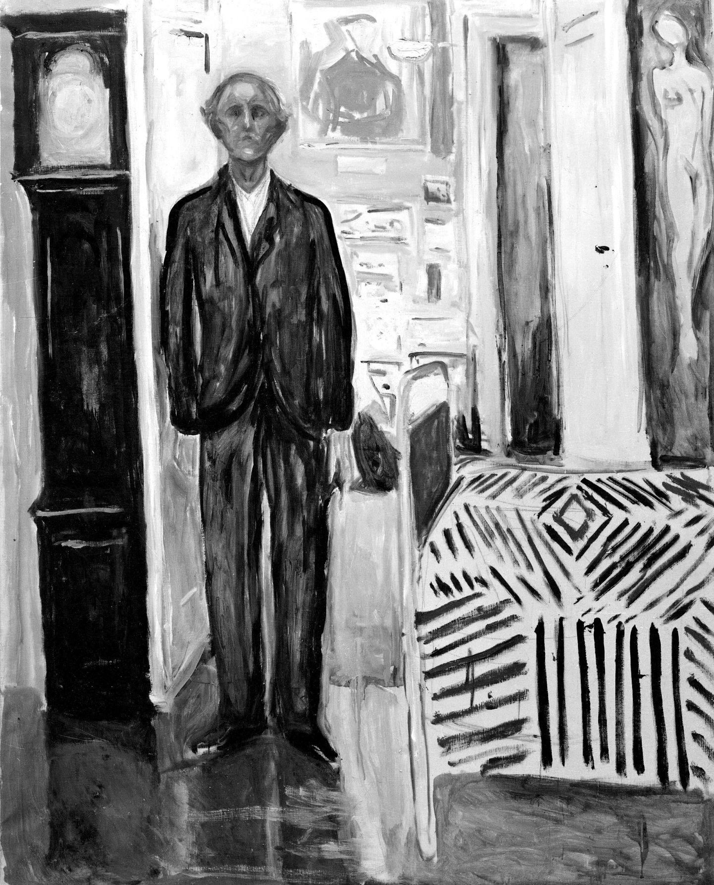 Norra ekspressionisti Edvard Munchi (1863-1944) autoportree.