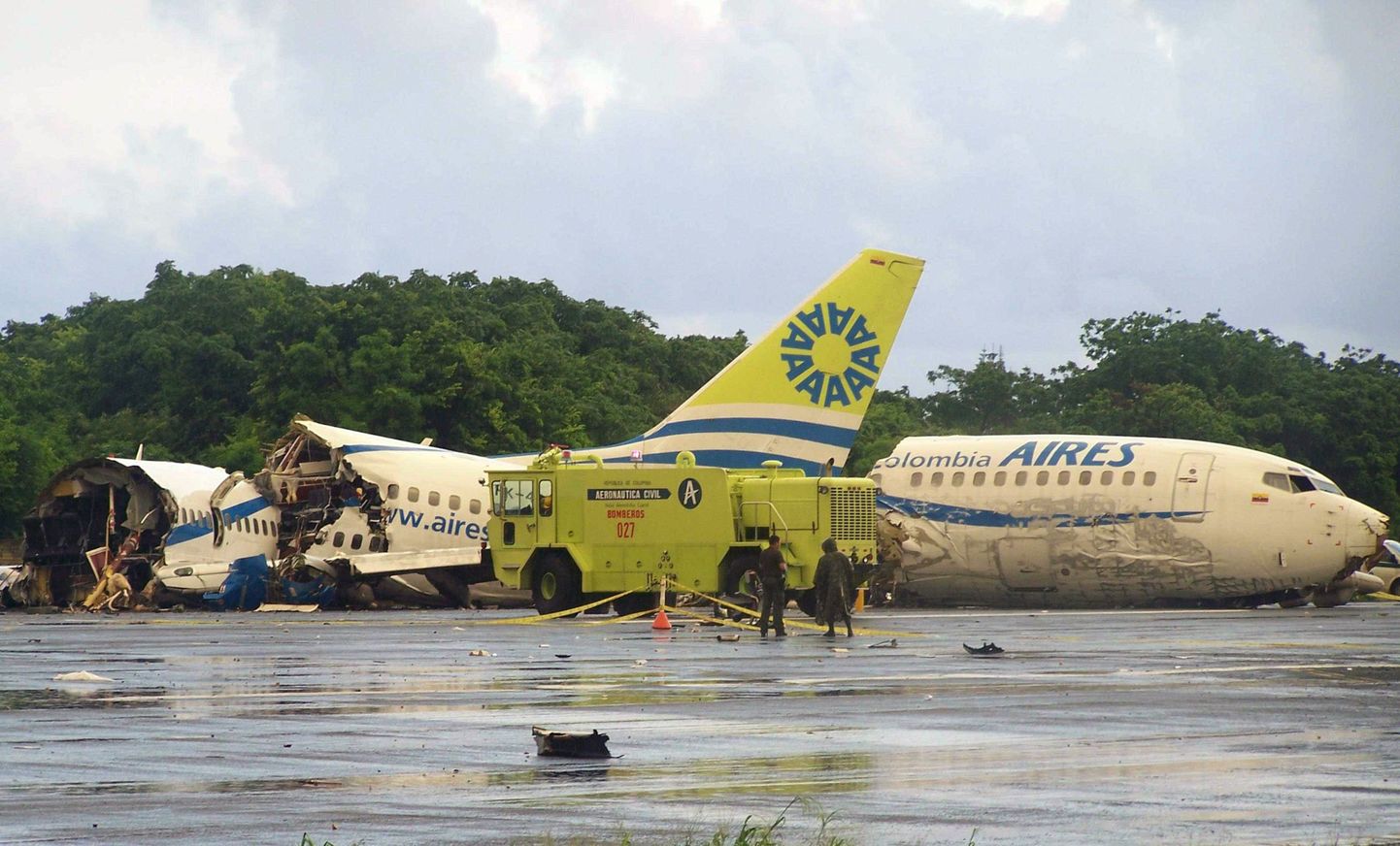 San Andrési saare lennuväljal toimunud lennuõnnetuse võis põhjustada pikselöök