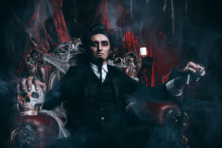 Vampiir. Pilt on illustreeriv