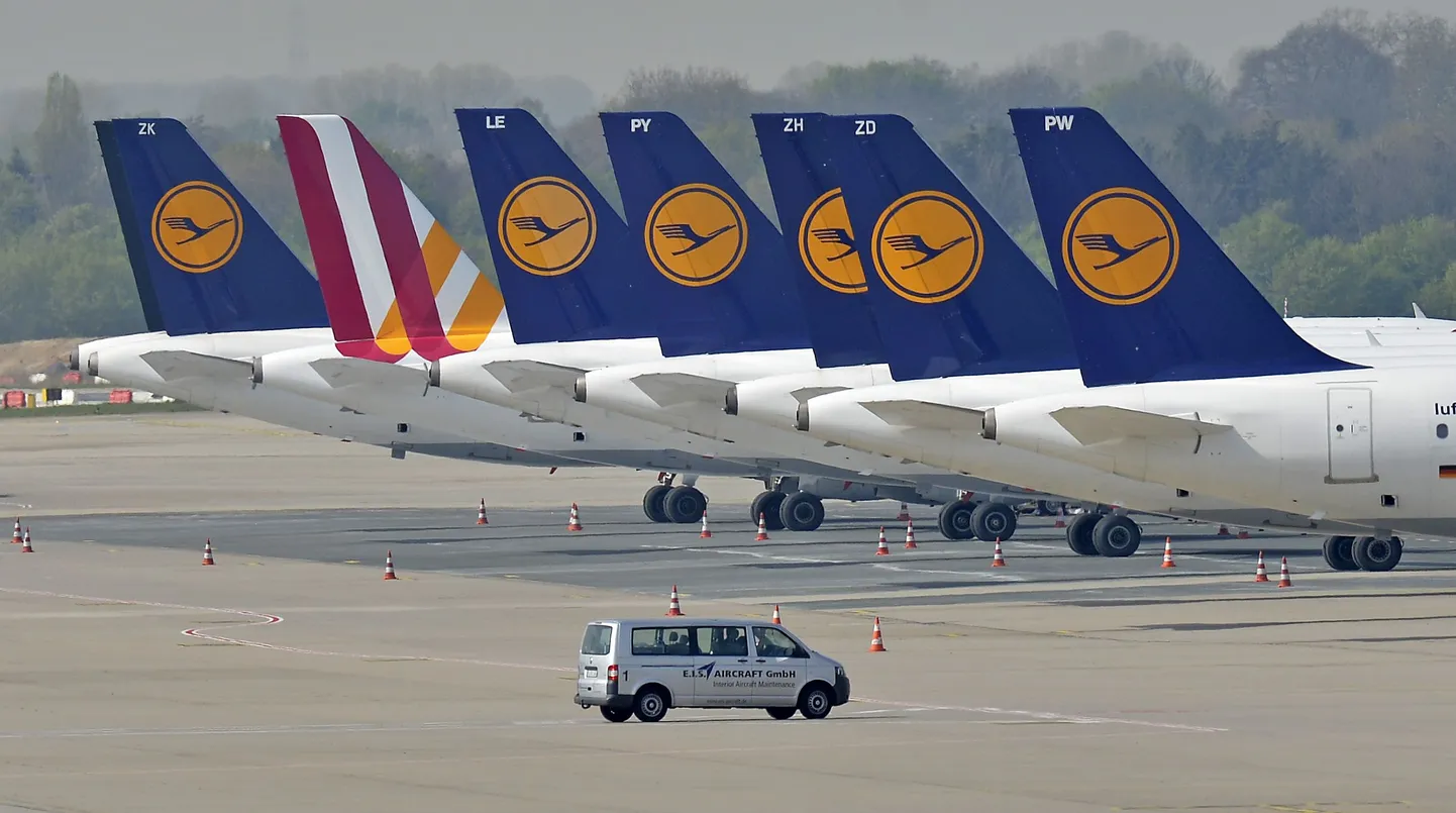 Самолеты авиакомпании Lufthansa.
