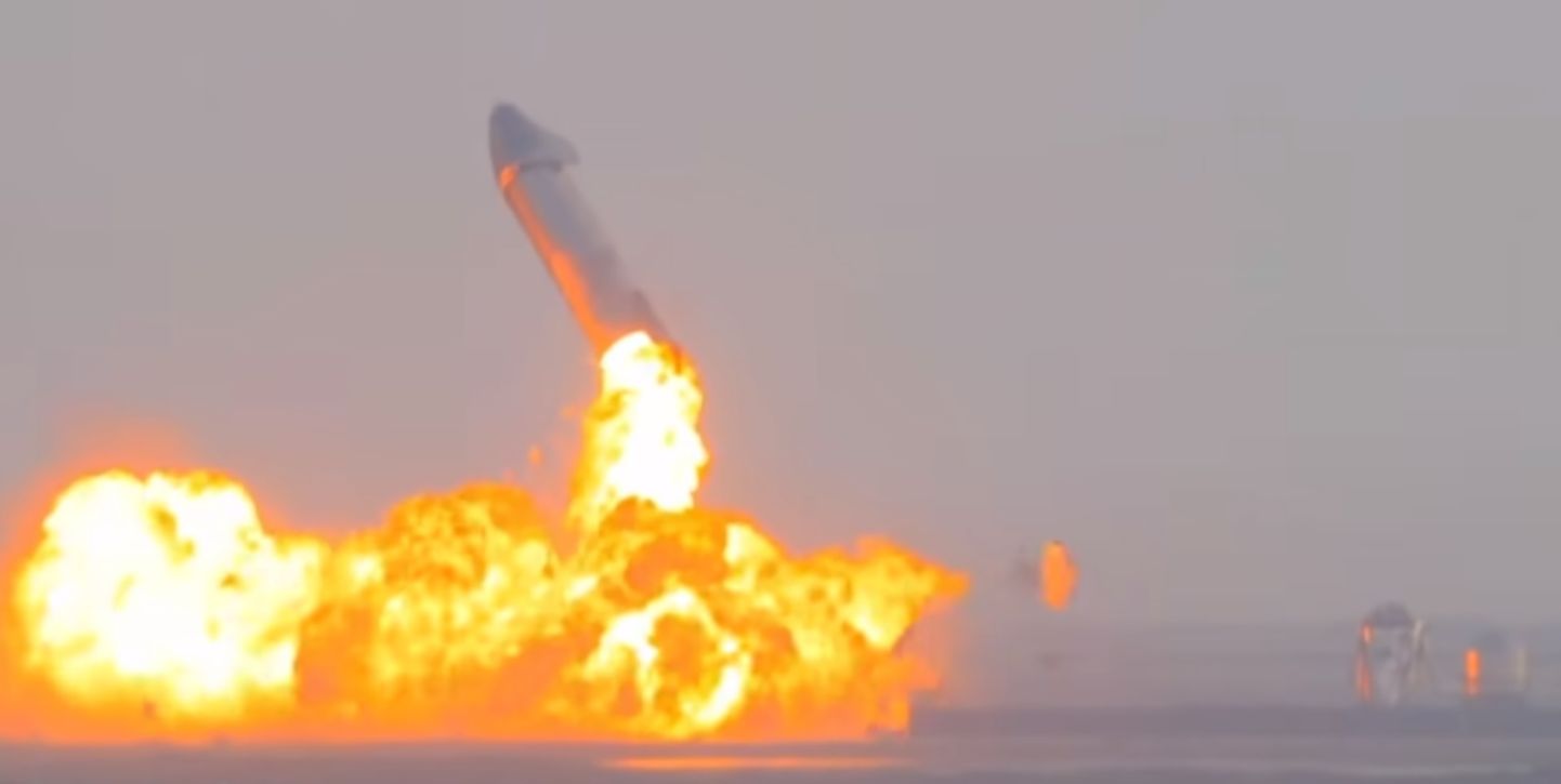 SpaceX-i rakett plahvatas pärast maandumist