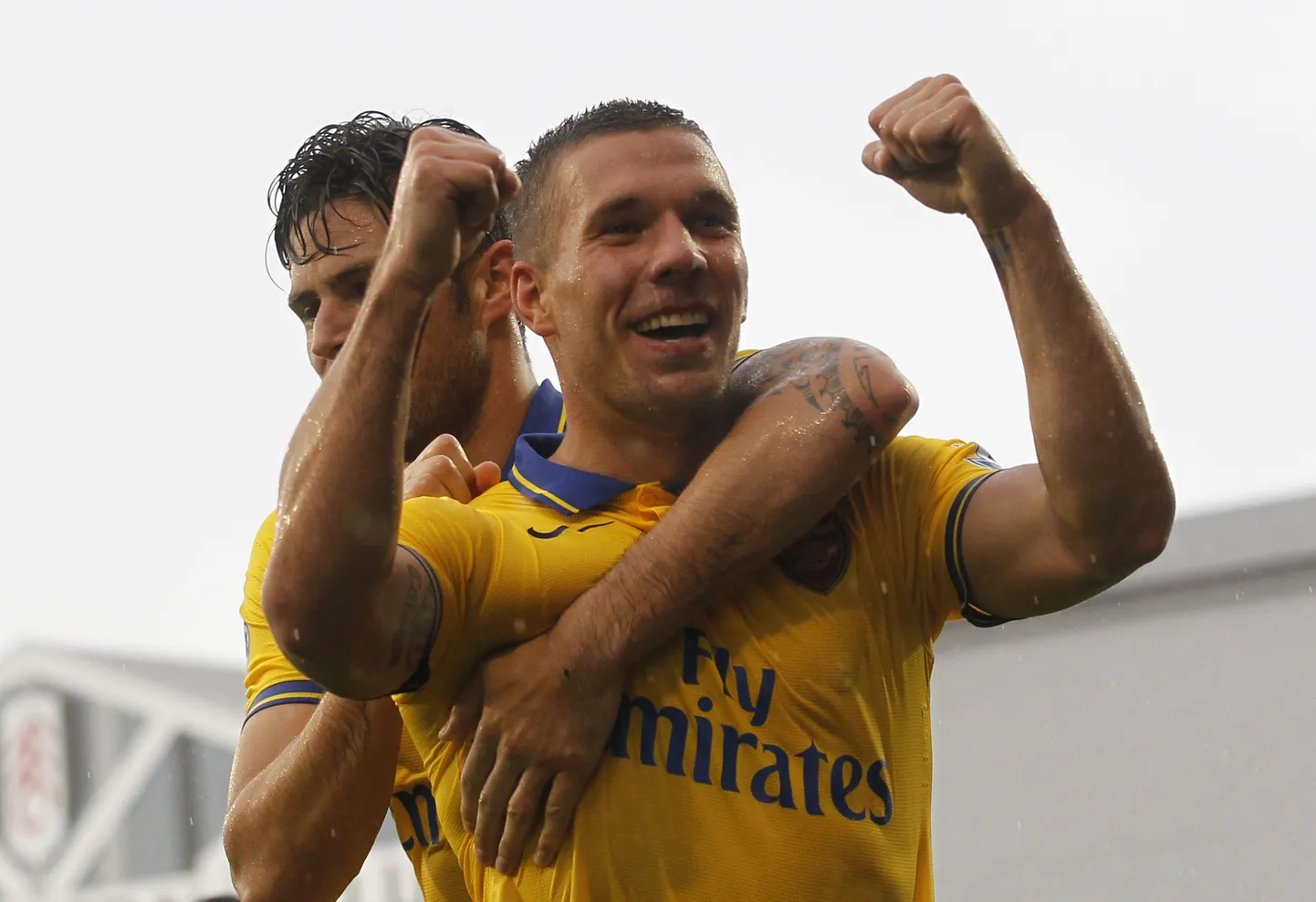 Lukas Podolski (paremal)