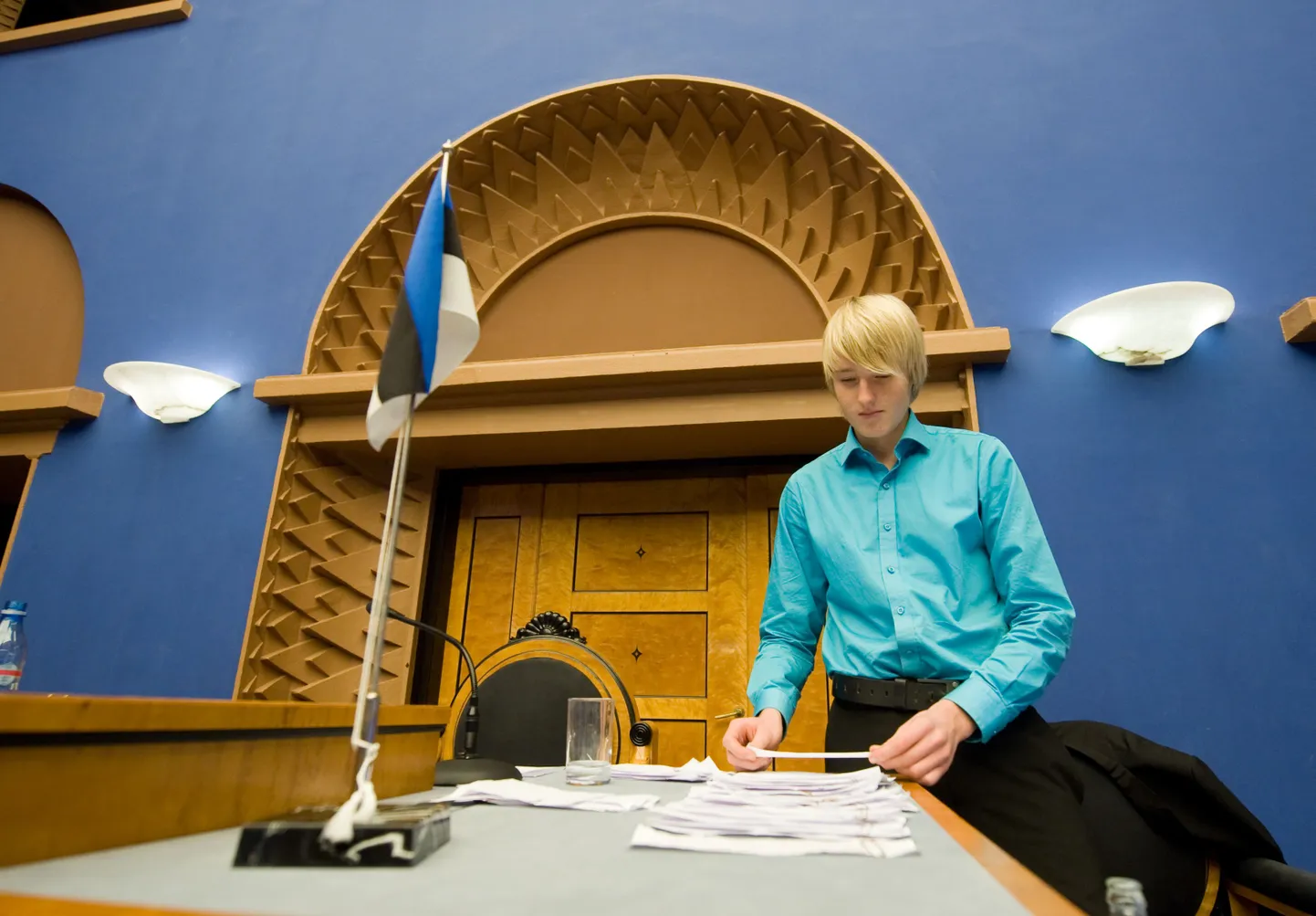 Toomas Laigu noortefoorumi «101 last Toompeale» asespiikrina. Ta on olnud ka peaminister Andrus Ansipi töövari.