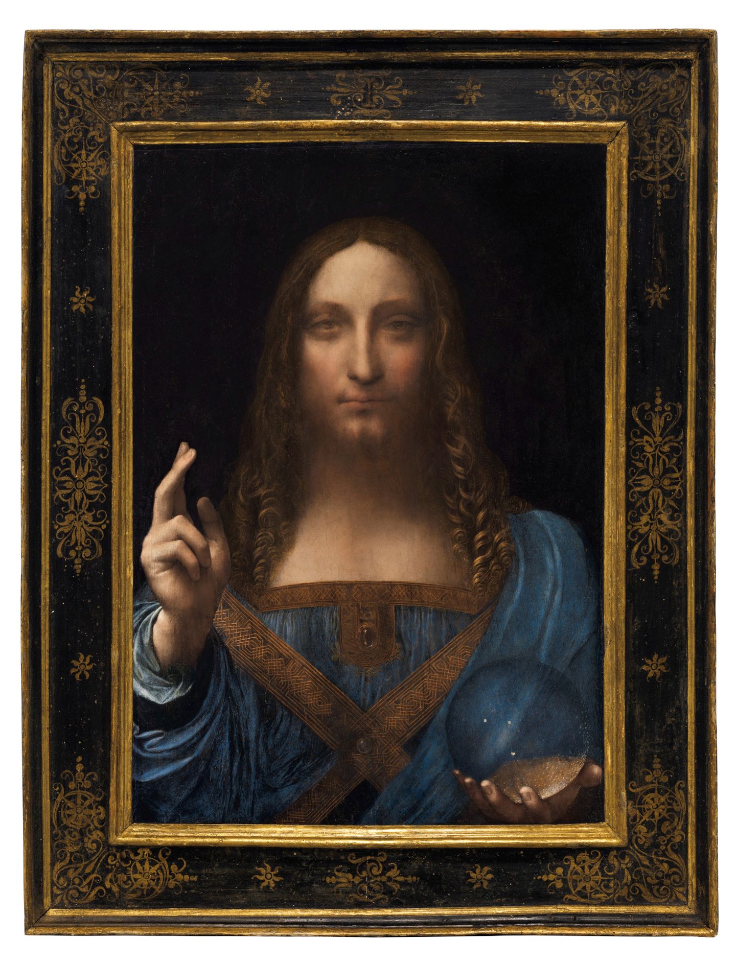 Leonardo da Vinci maal «Salvator Mundi» müüdi 2017 New Yorgis Christie oksjonimaja oksjinil 450 miljoni dollari eest