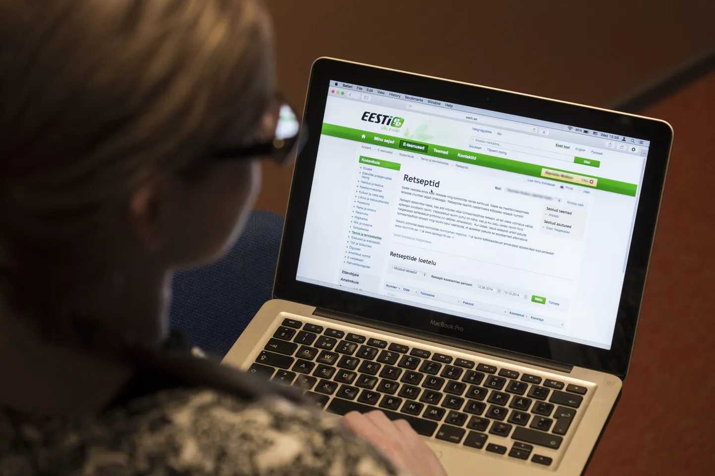 Digiretsepti andmetega saab tutvuda internetis