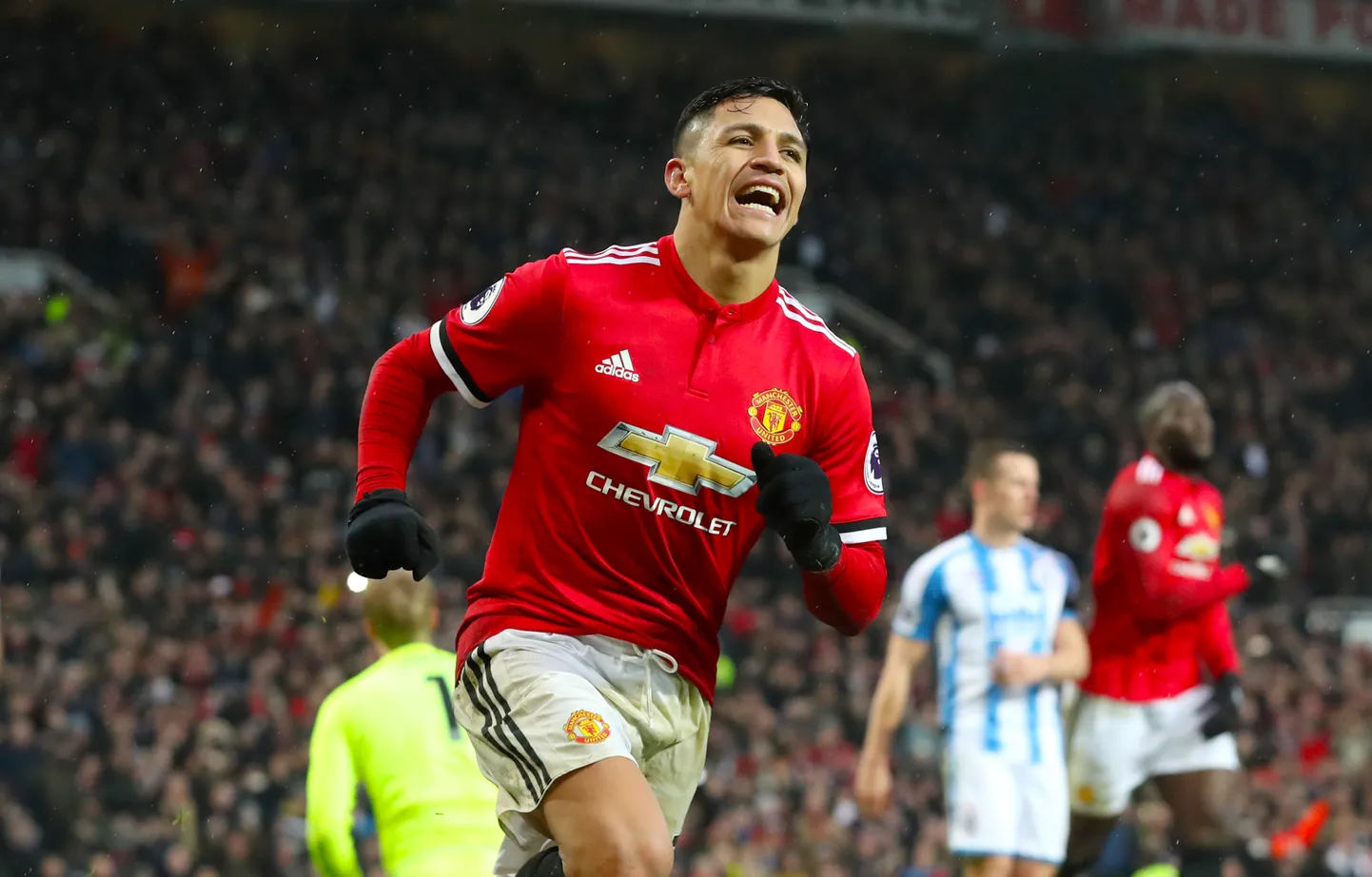 Alexis Sanchez lõi Manchester Unitedi särgis esimese värava.
