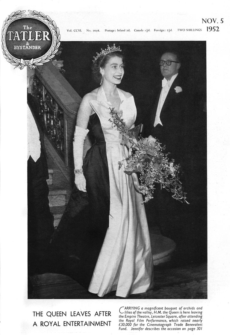 Tatleri esikaas, kuninganna Elizabeth II (1952)