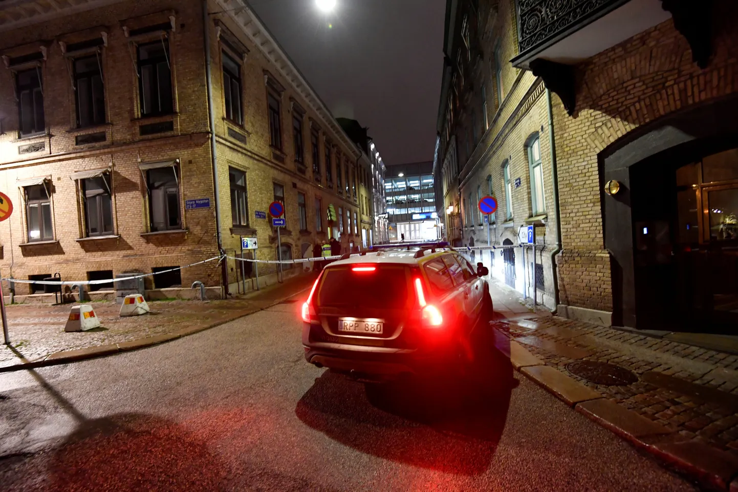 Göteborgi politsei sündmuskohal.