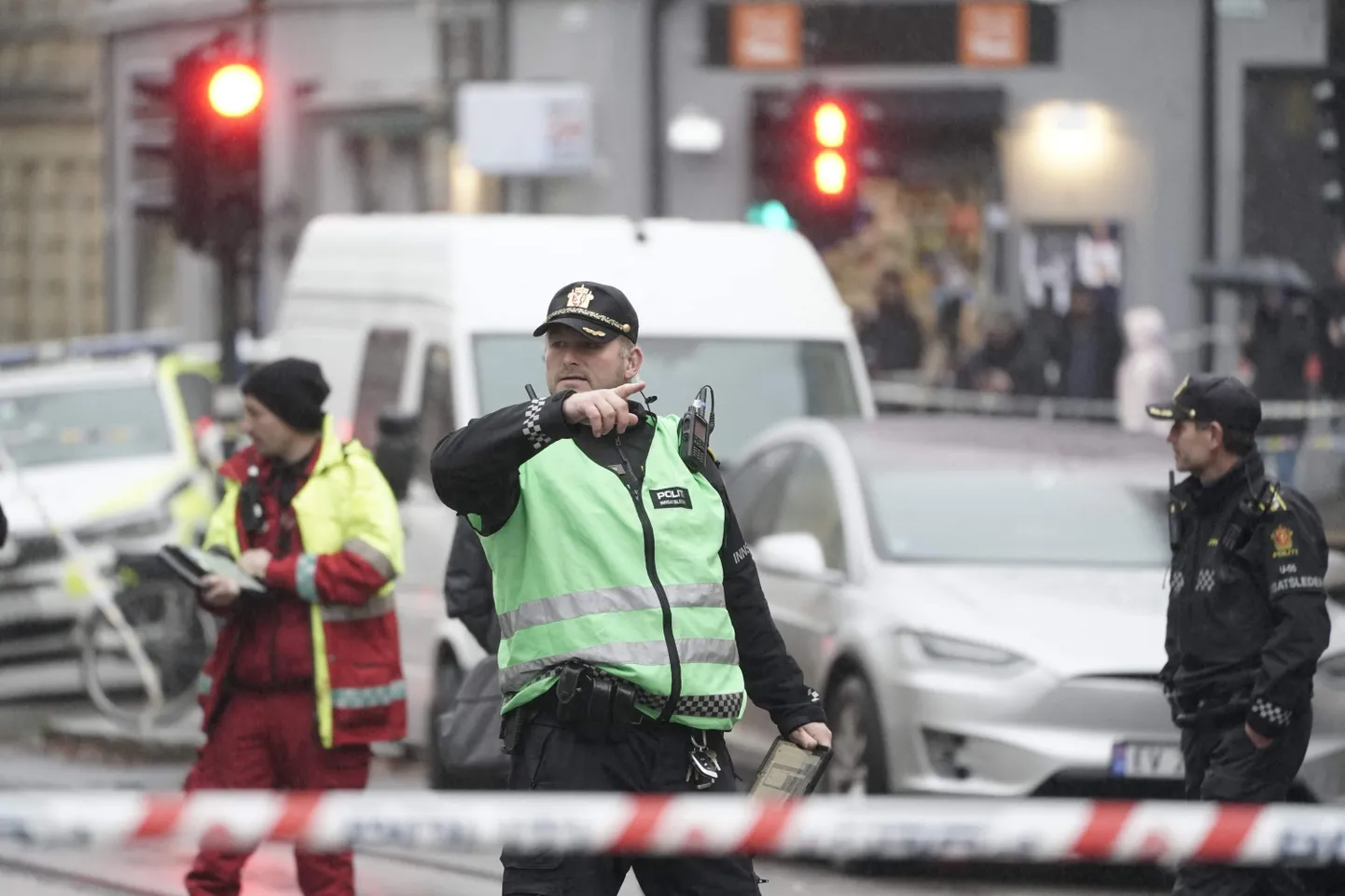 Norra politsei sündmuspaigas.