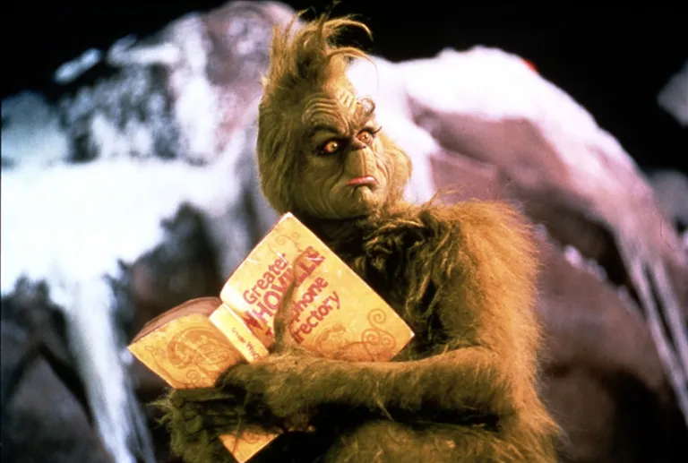 Jim Carrey Grinchi rollis.