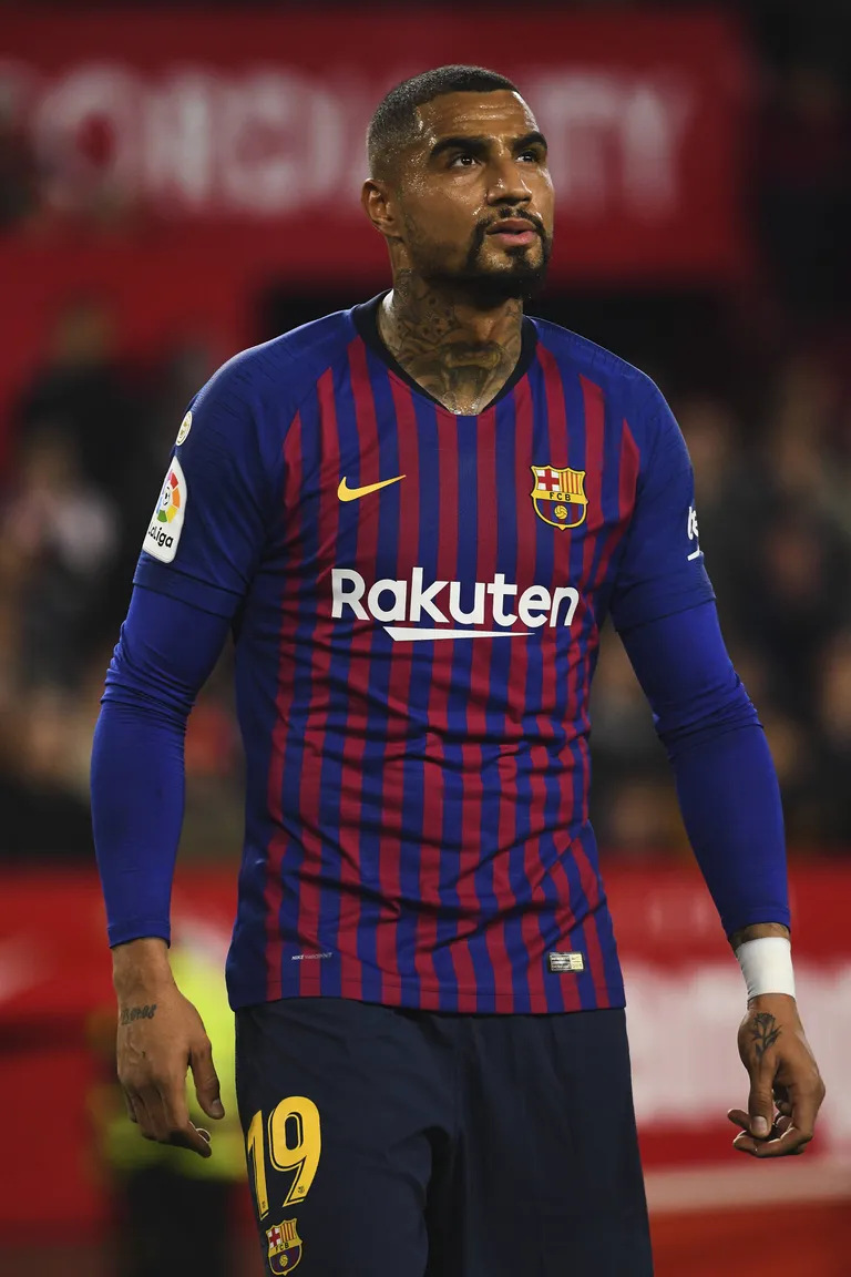Kevin-Prince Boateng esindamas Hispaania suurklubi FC Barcelona.