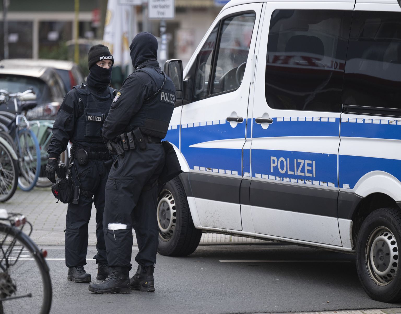 Politseioperatsioon Frankfurtis 7. detsember 2022.