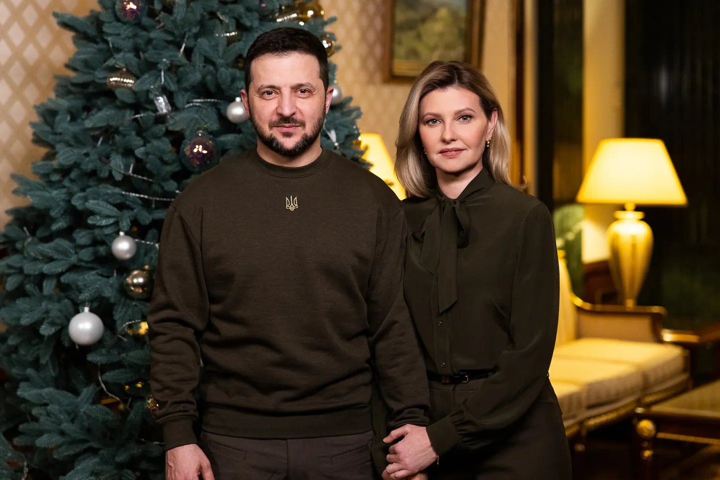 Президент Украины с супругой