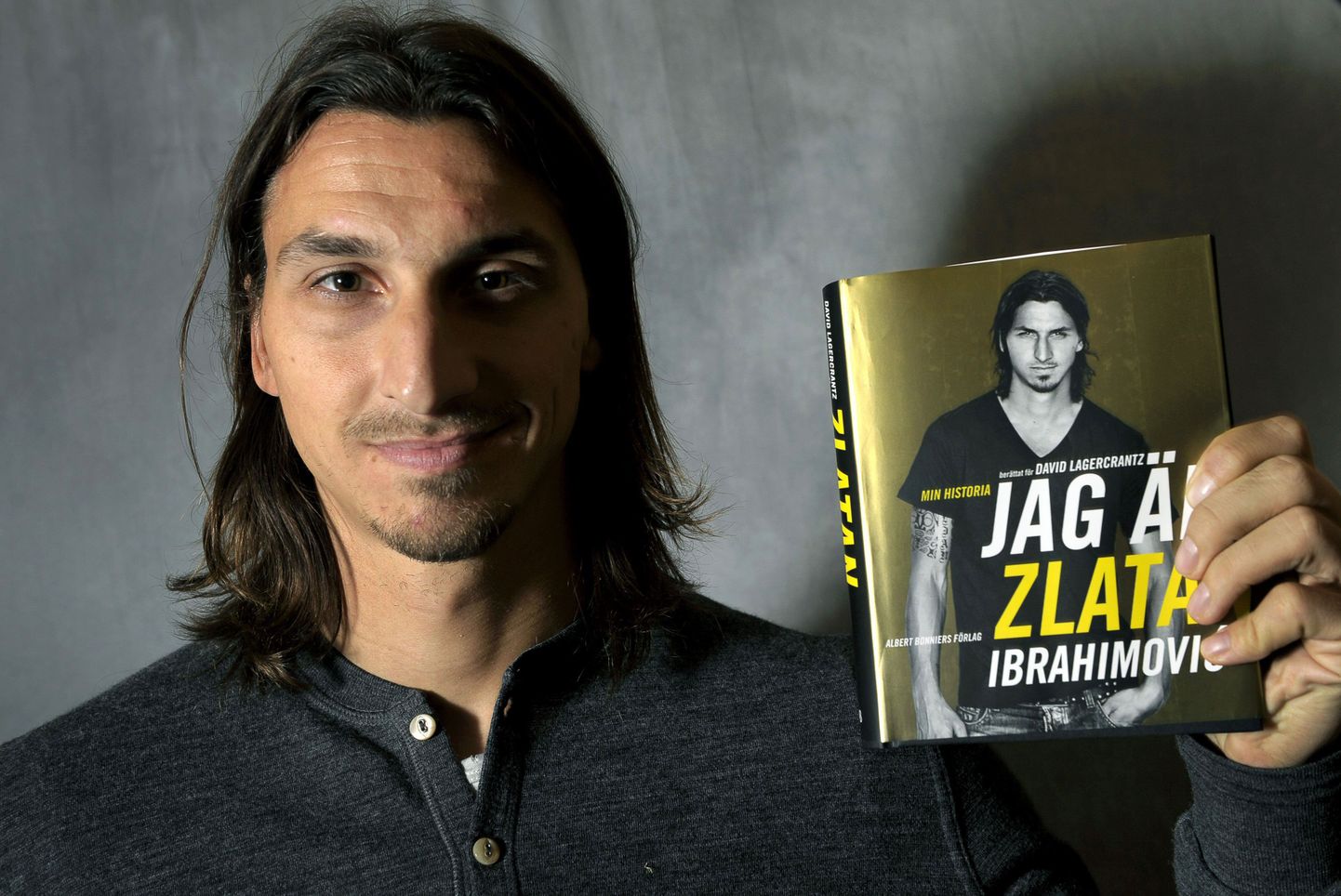 Zlatan Ibrahimovic oma autobiograafiaga.