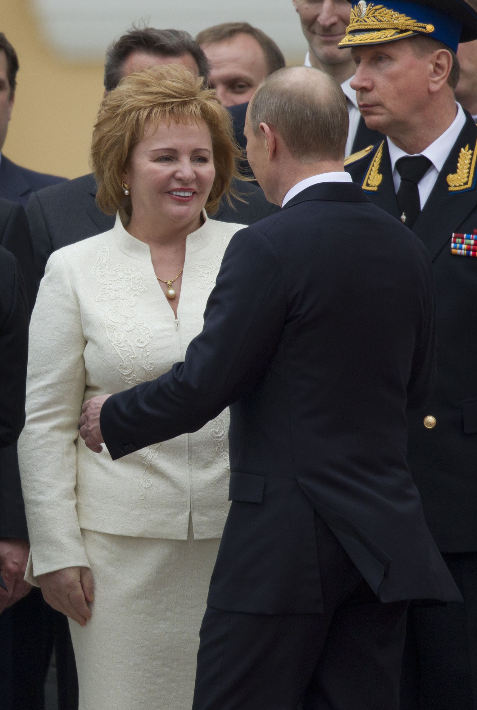 Ludmila Putina un Vladimirs Putins (2012. gads).