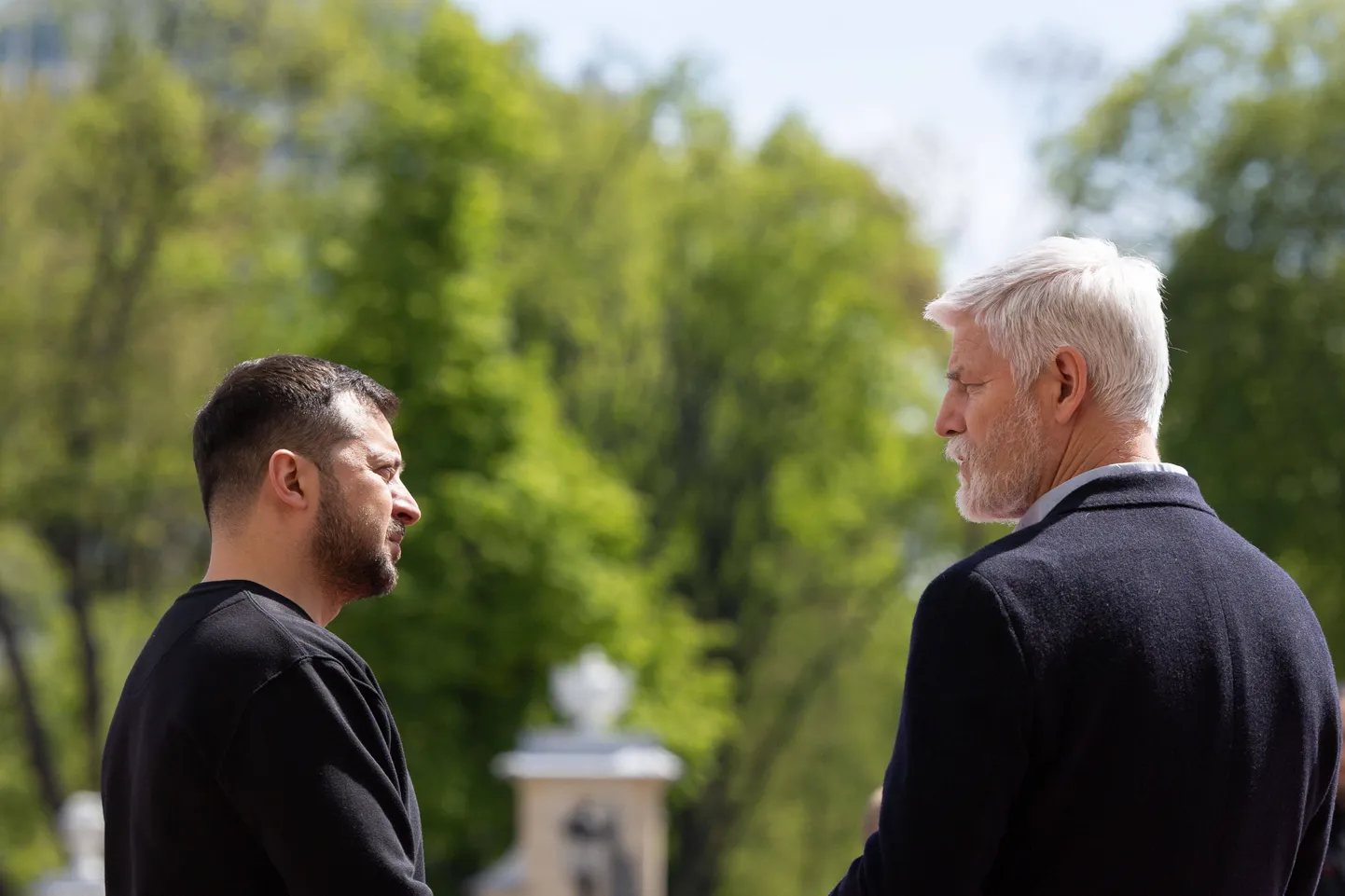 Ukraina president Volodõmõr Zelenskõi ja Tšehhi president Petr Pavel.