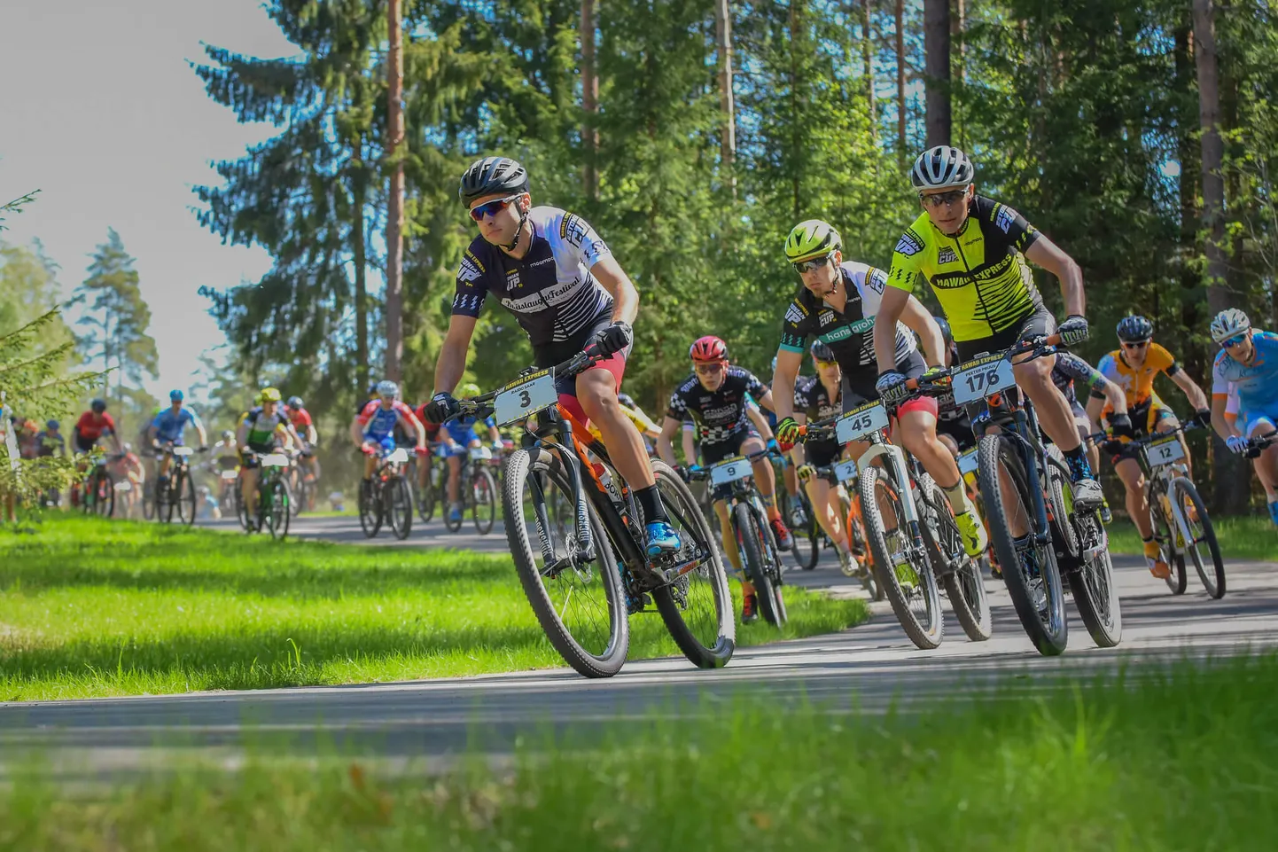 Valgehobusemäe rattamaratoni start 2019 hooajal.