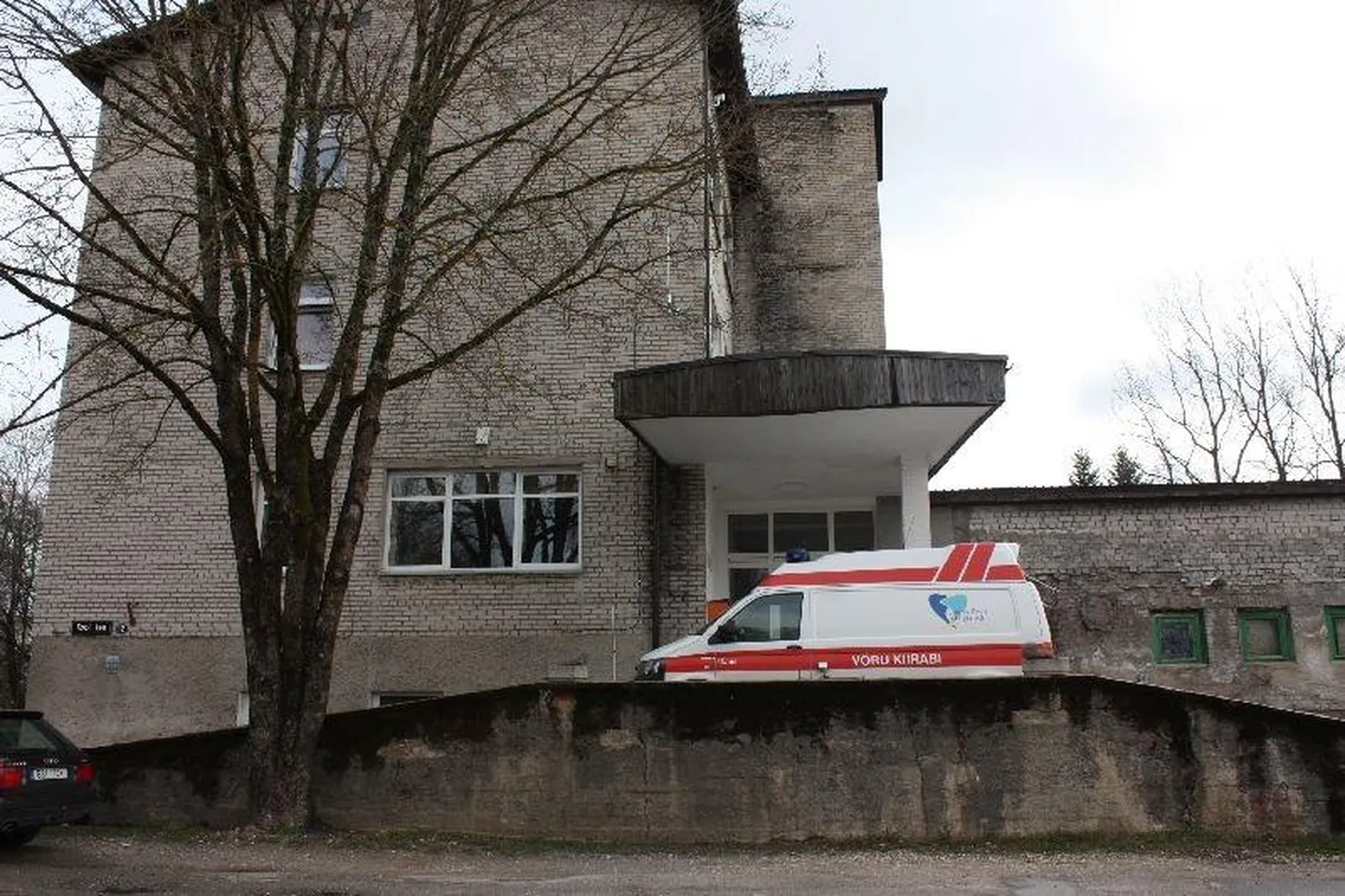 Antsla praegune tervisekeskus Kooli teel.