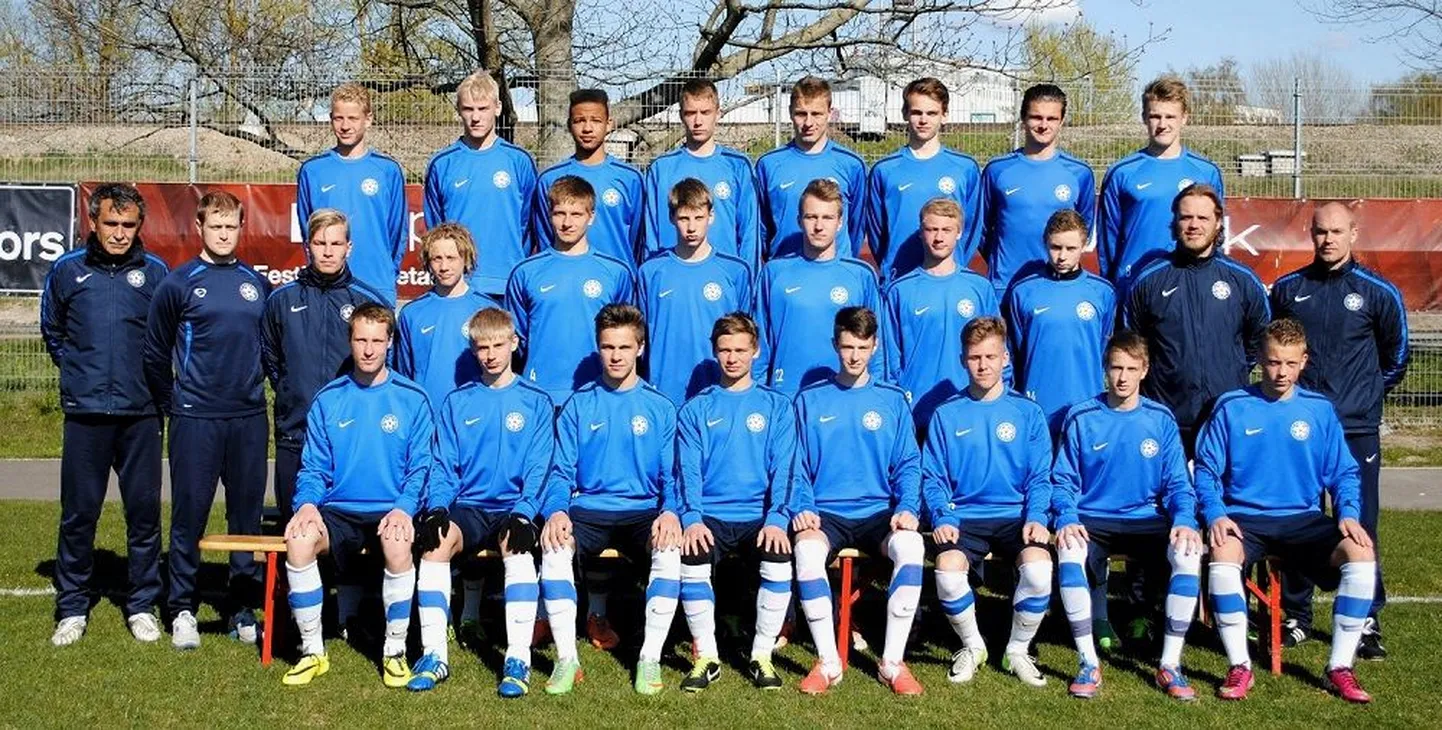 Eesti U16 koondis.