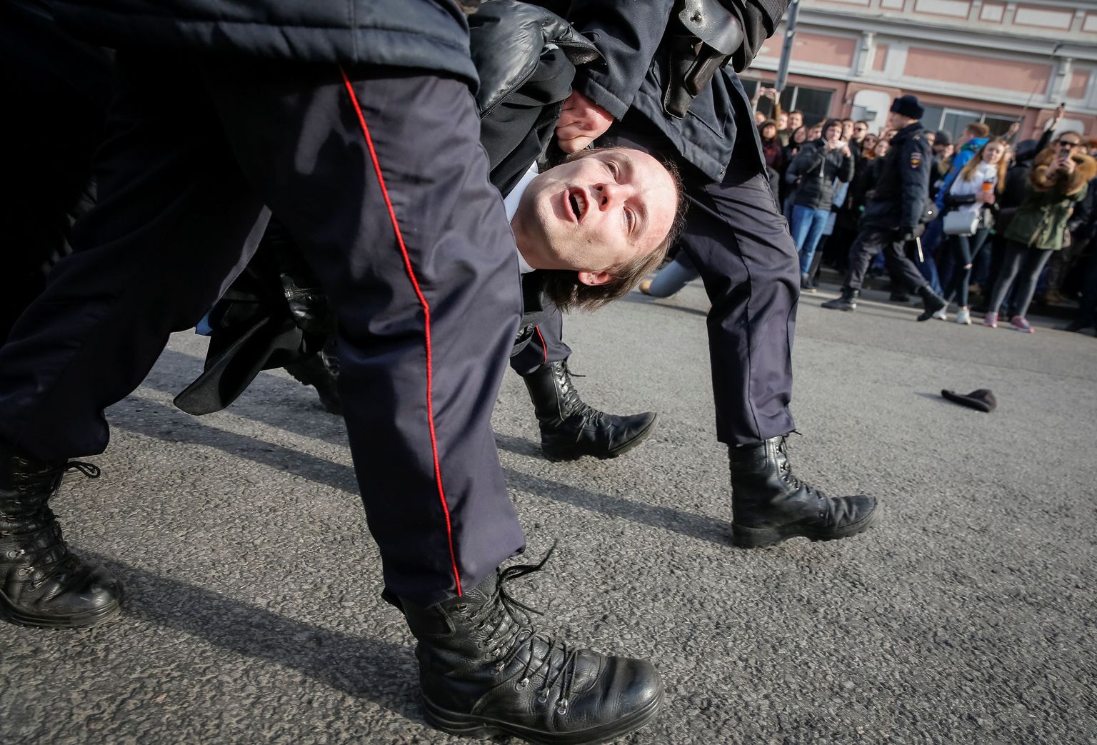 Protestija kinnipidamine Moskvas.