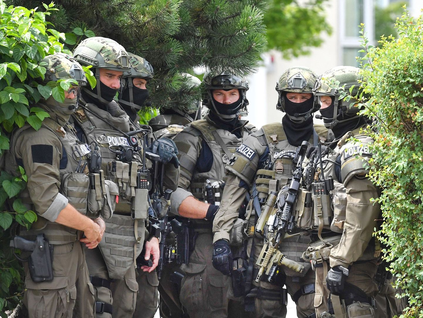 Julgeolekujõud laupäeval Münchenis.
