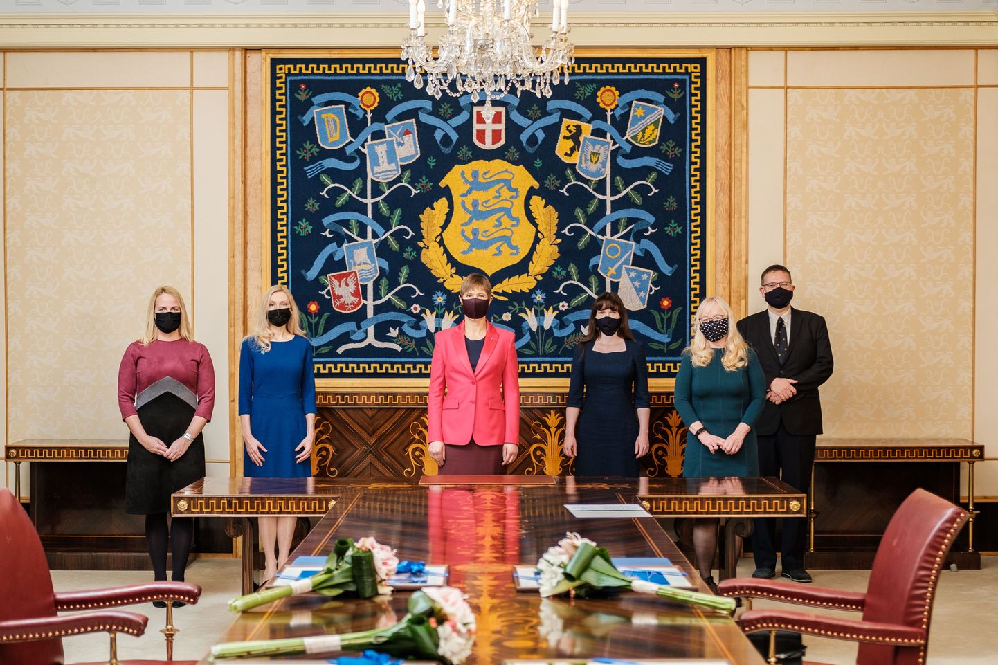 President Kersti Kaljulaid nimetas ametisse neli uut kohtunikku.