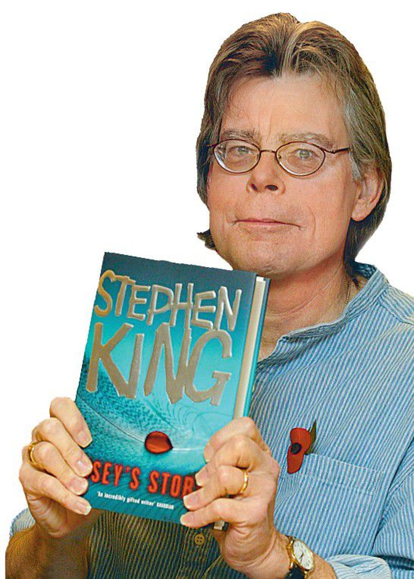 Õuduskirjanik Stephen King, kellelt kunstnik Sirli Hein on saanud inspiratsiooni.