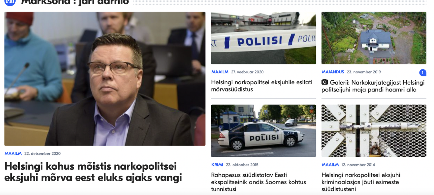 Jari Aarniost on Eesti meedias kirjutatud varemgi.
