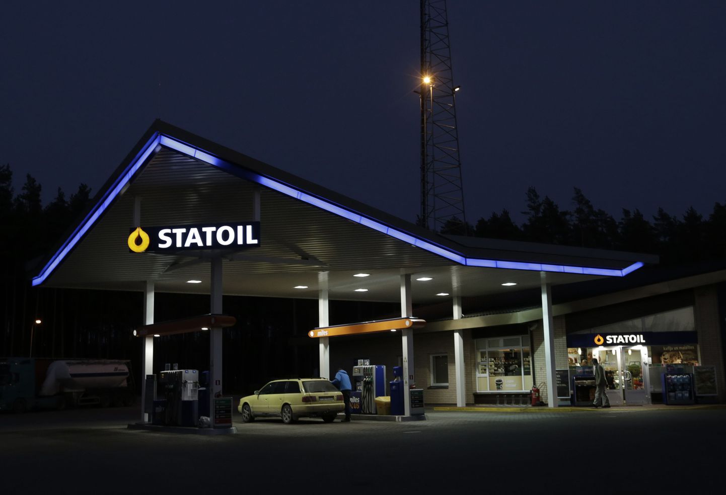 Заправка Statoil. Иллюстративный снимок.