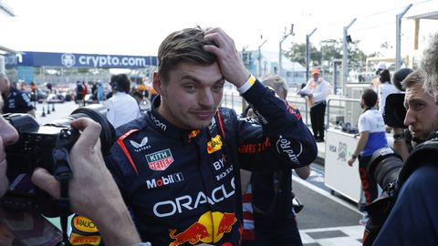 VIDEO ⟩ Verstappeni humoorikas reaktsioon iseloomustas tabavalt F1 naeruväärset seisu