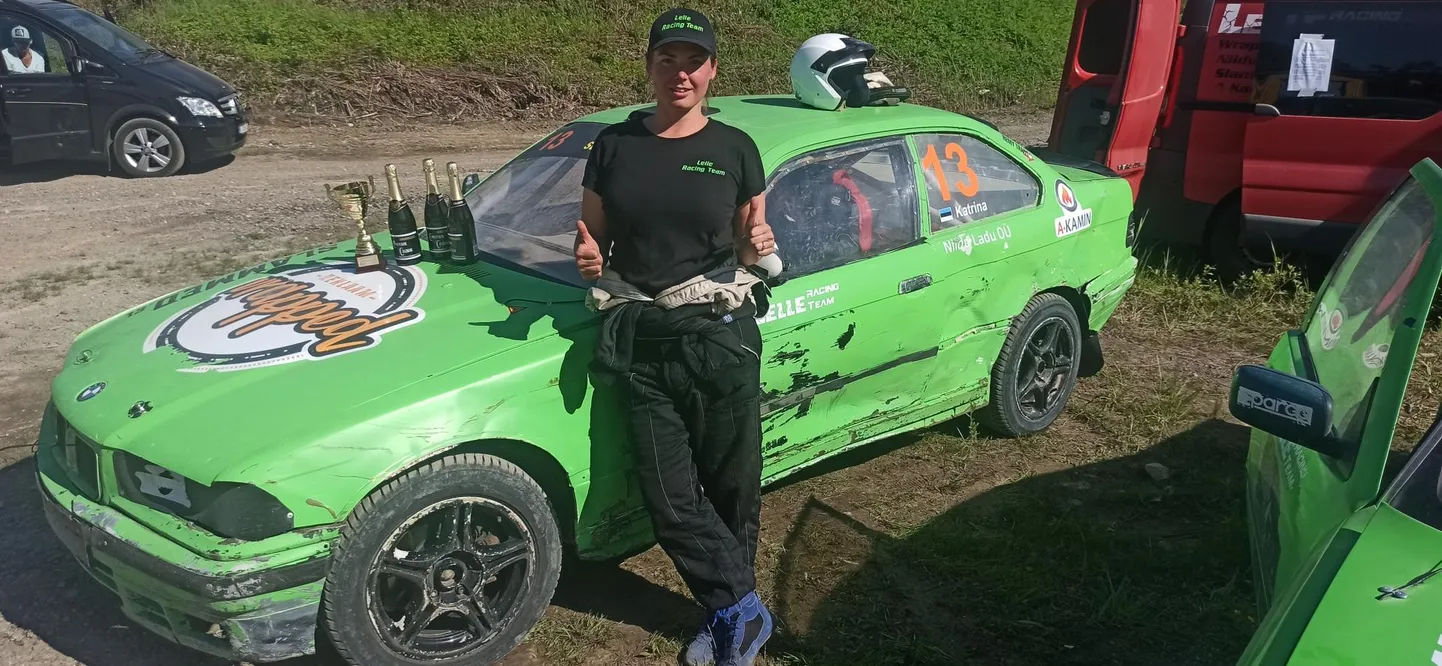 Kahe lapse ema Katrina Saat kiindus kolm aastat tagasi autosporti.