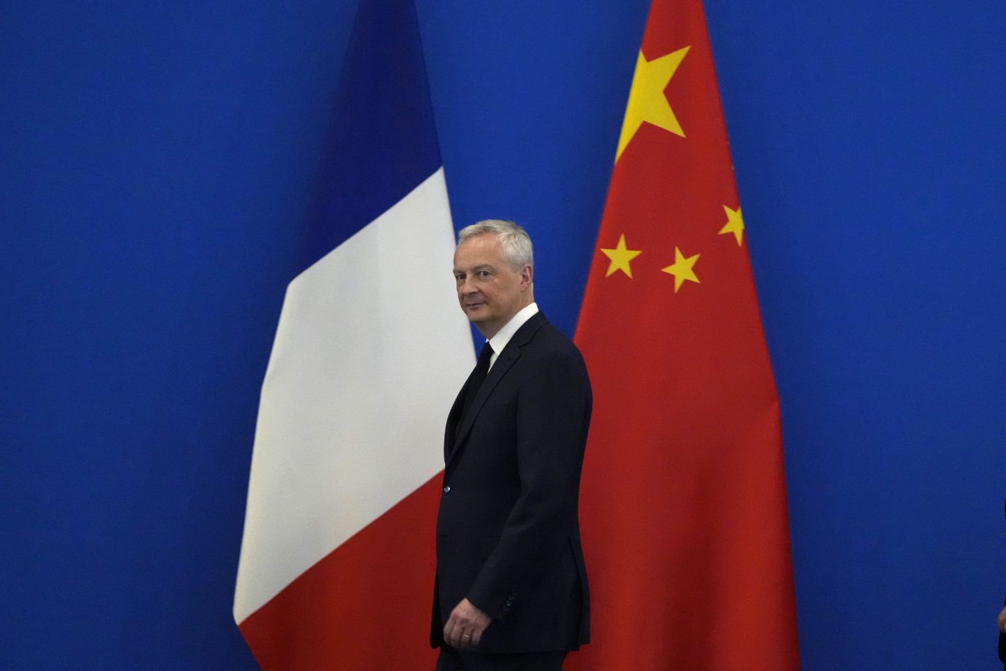 Prantsuse rahandusminister Bruno Le Maire Pekingis.