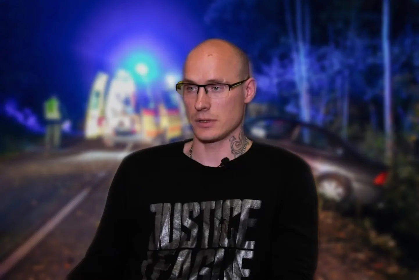 Andreas Liivat, illustreeriv foto avariist.