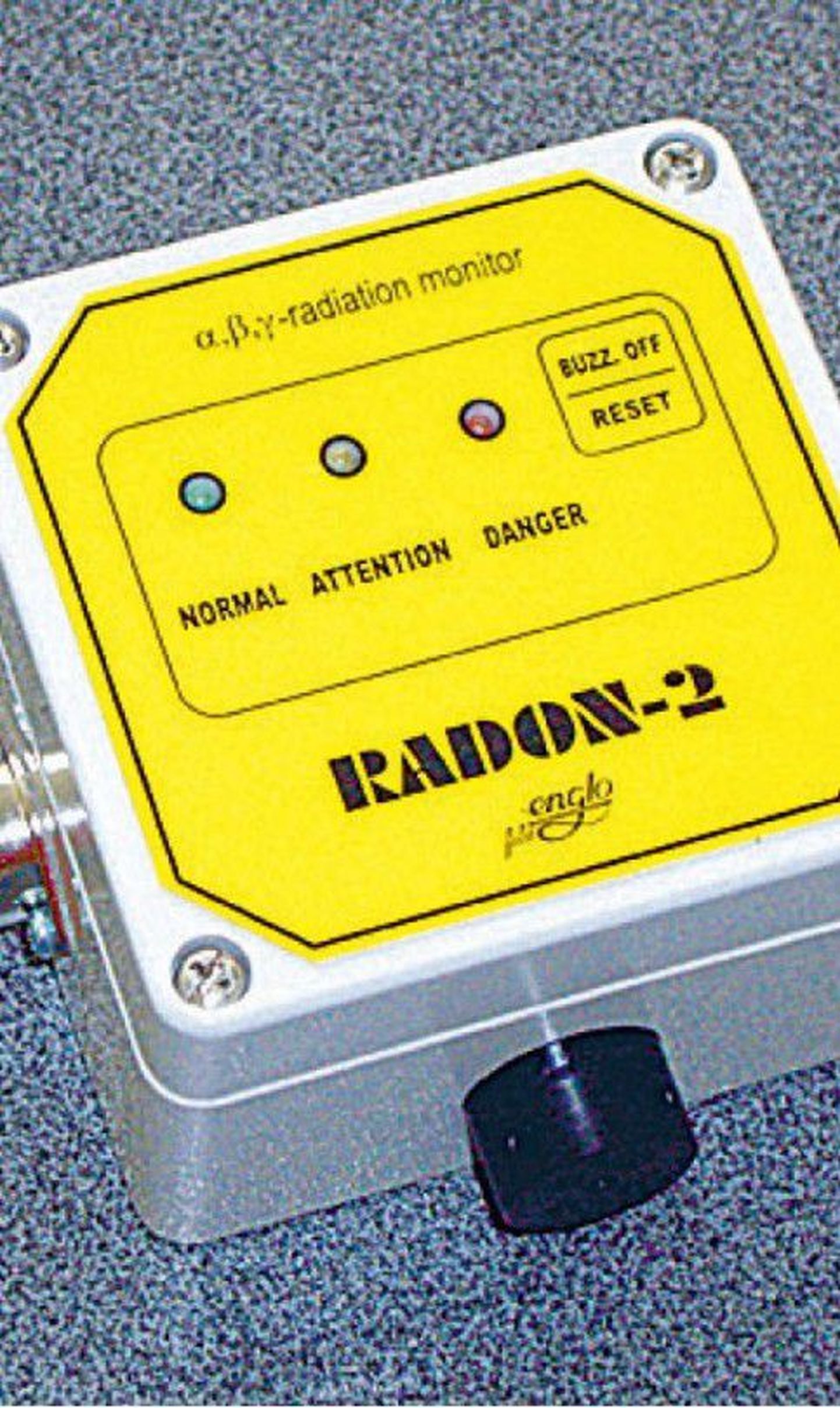 Tehnopolis tegutseva Englo OÜ valmistatud radioaktiivse kiirguse signalisaator RADON-2.