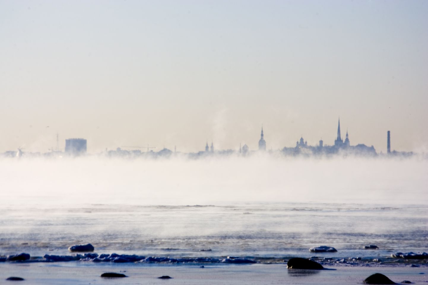 Tallinna panoraam. Pilt on illustreeriv.