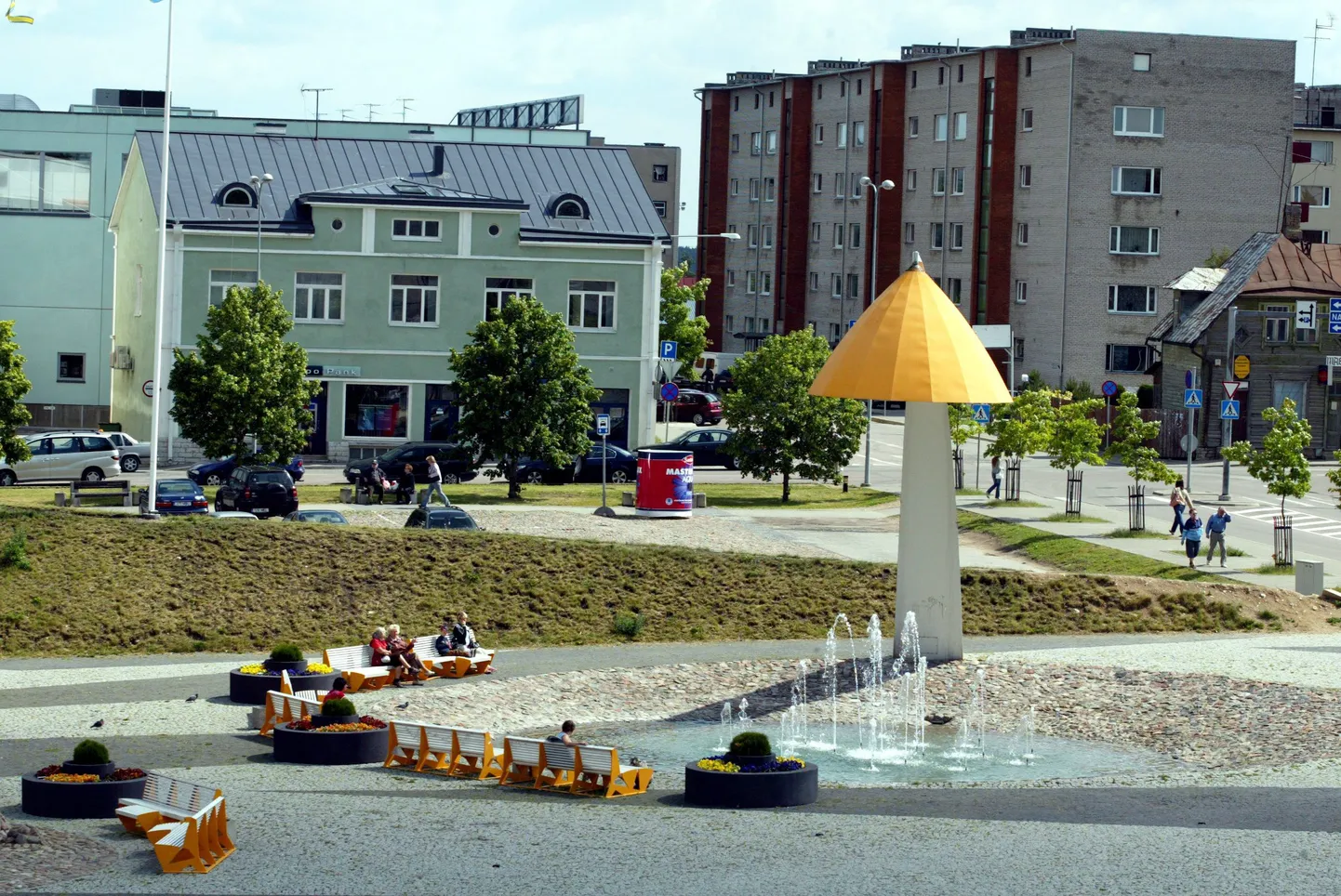Rakvere keskväljak.