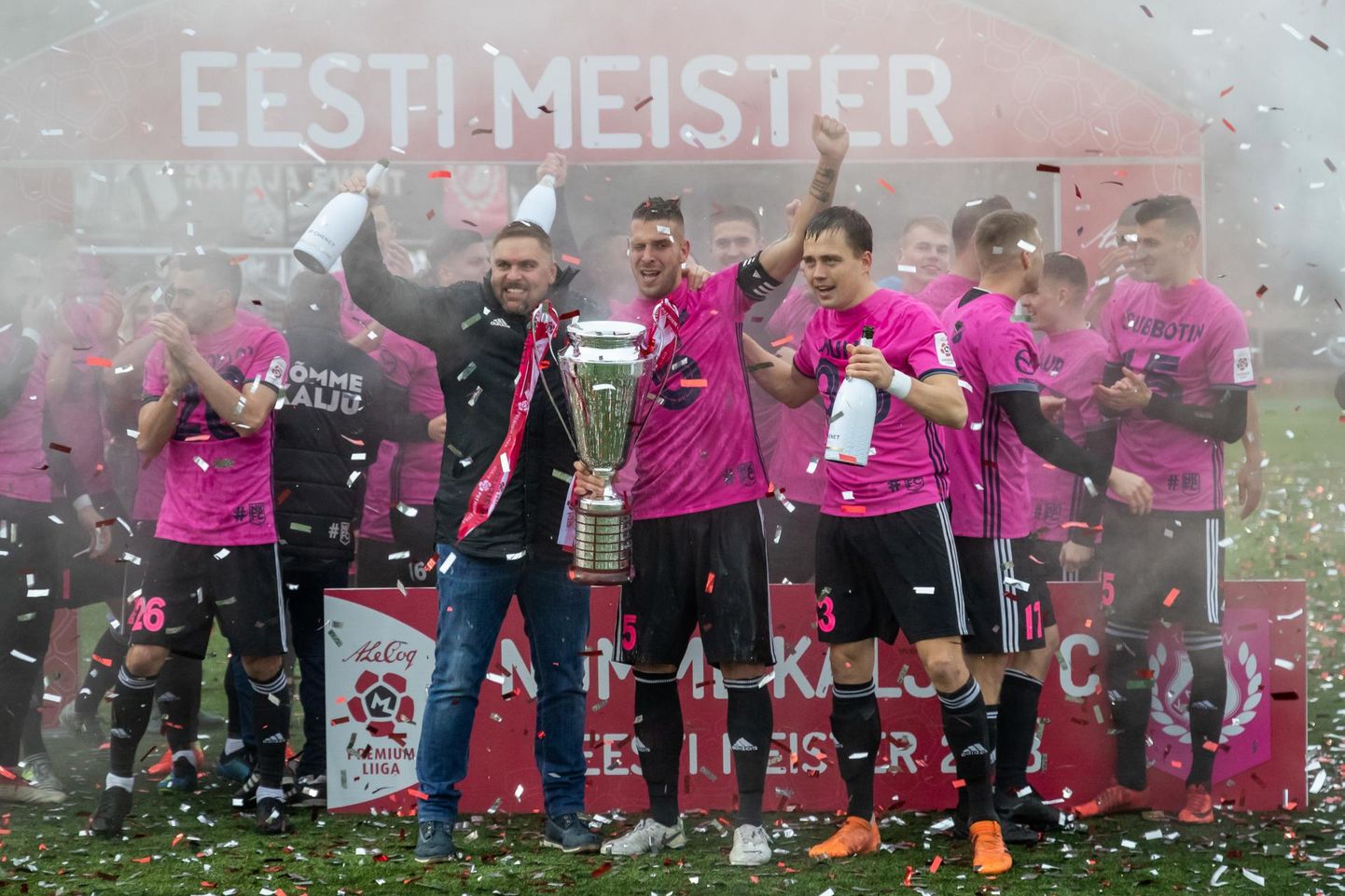 Nõmme Kalju - kuue aasta järel teist korda Eesti parim jalgpalliklubi.