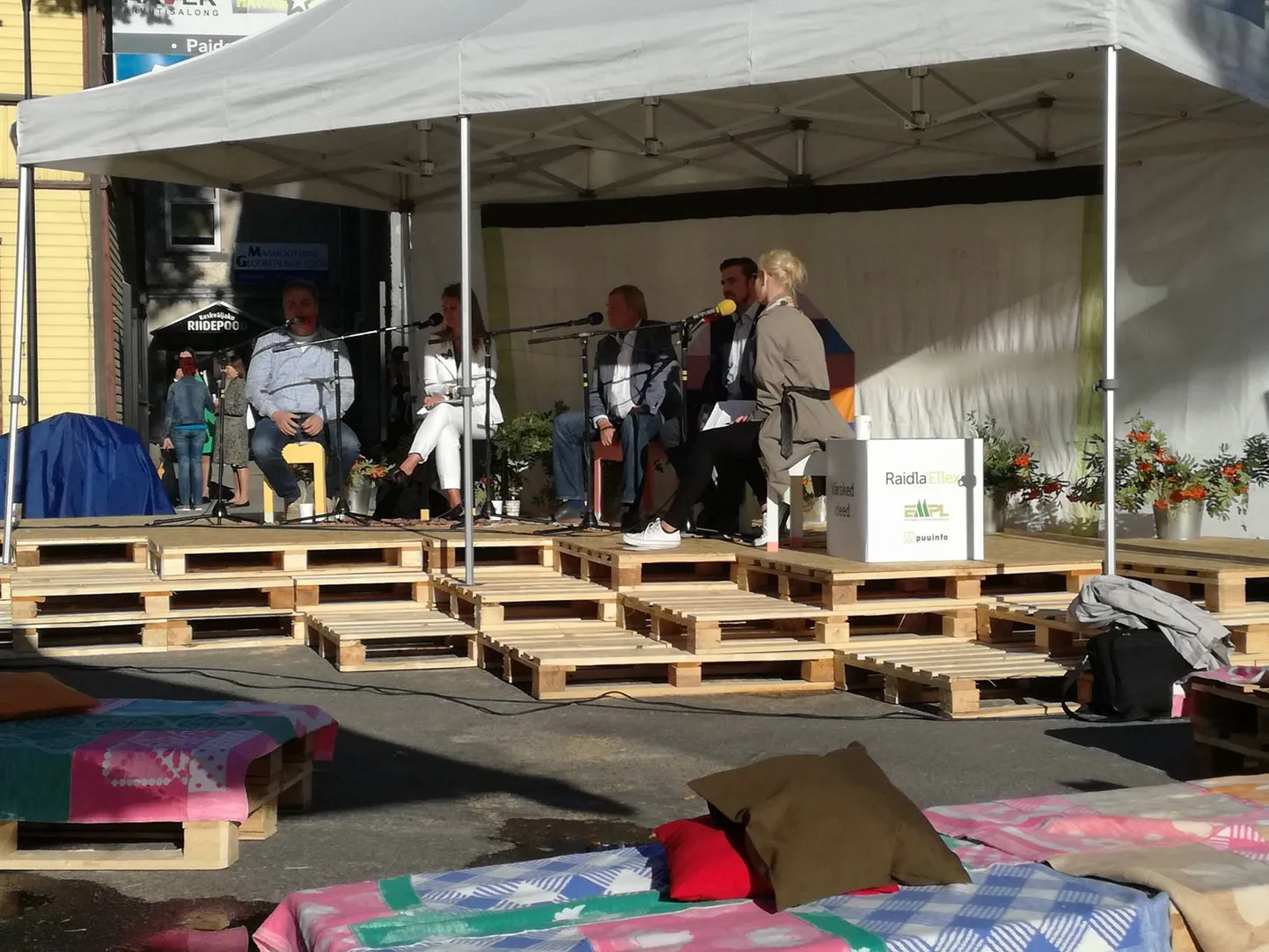Tööstuspoliitika arutelu arvamusfestivalil.