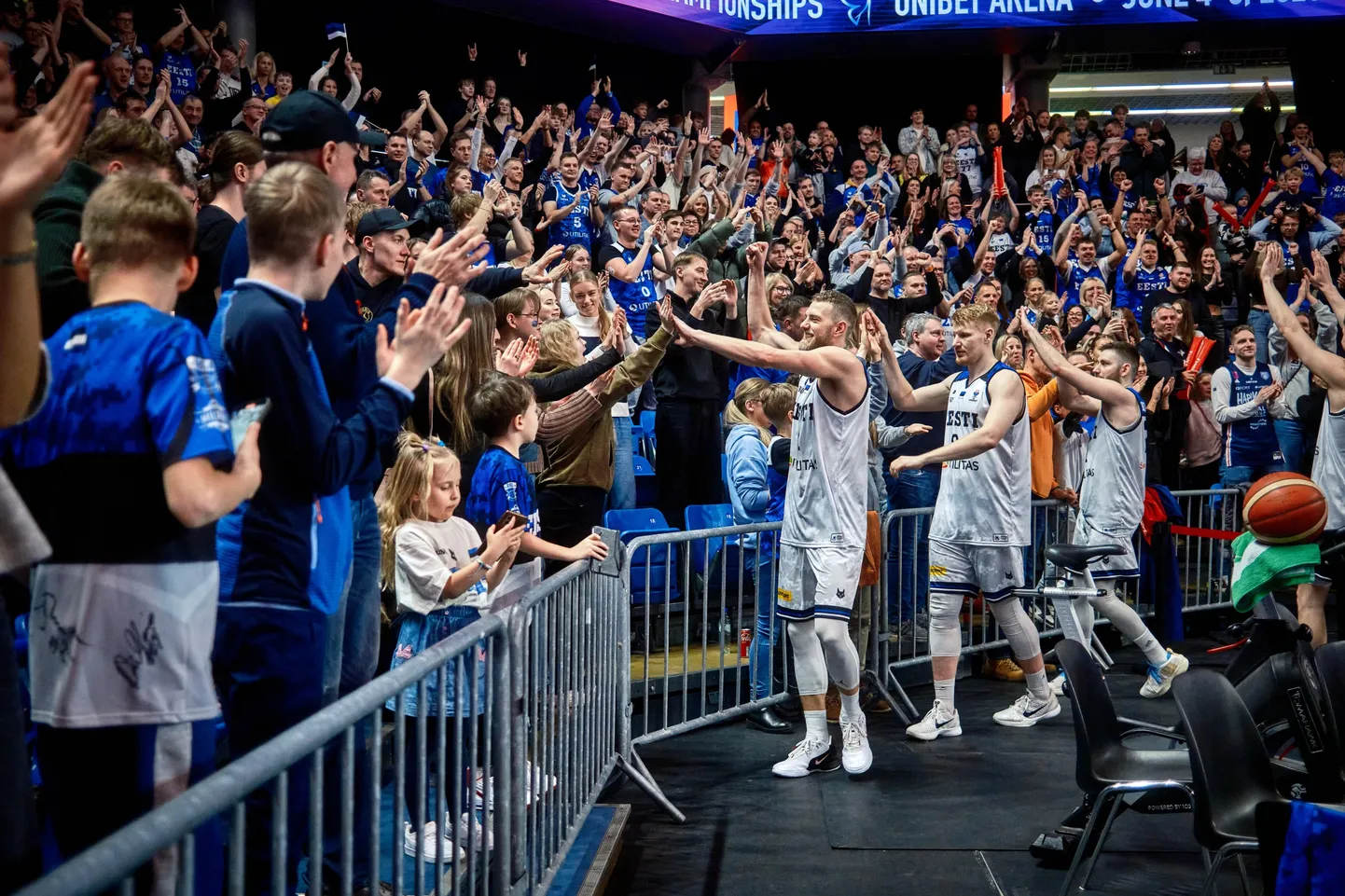 Igaunijas basketbola izlases līdzjutēji