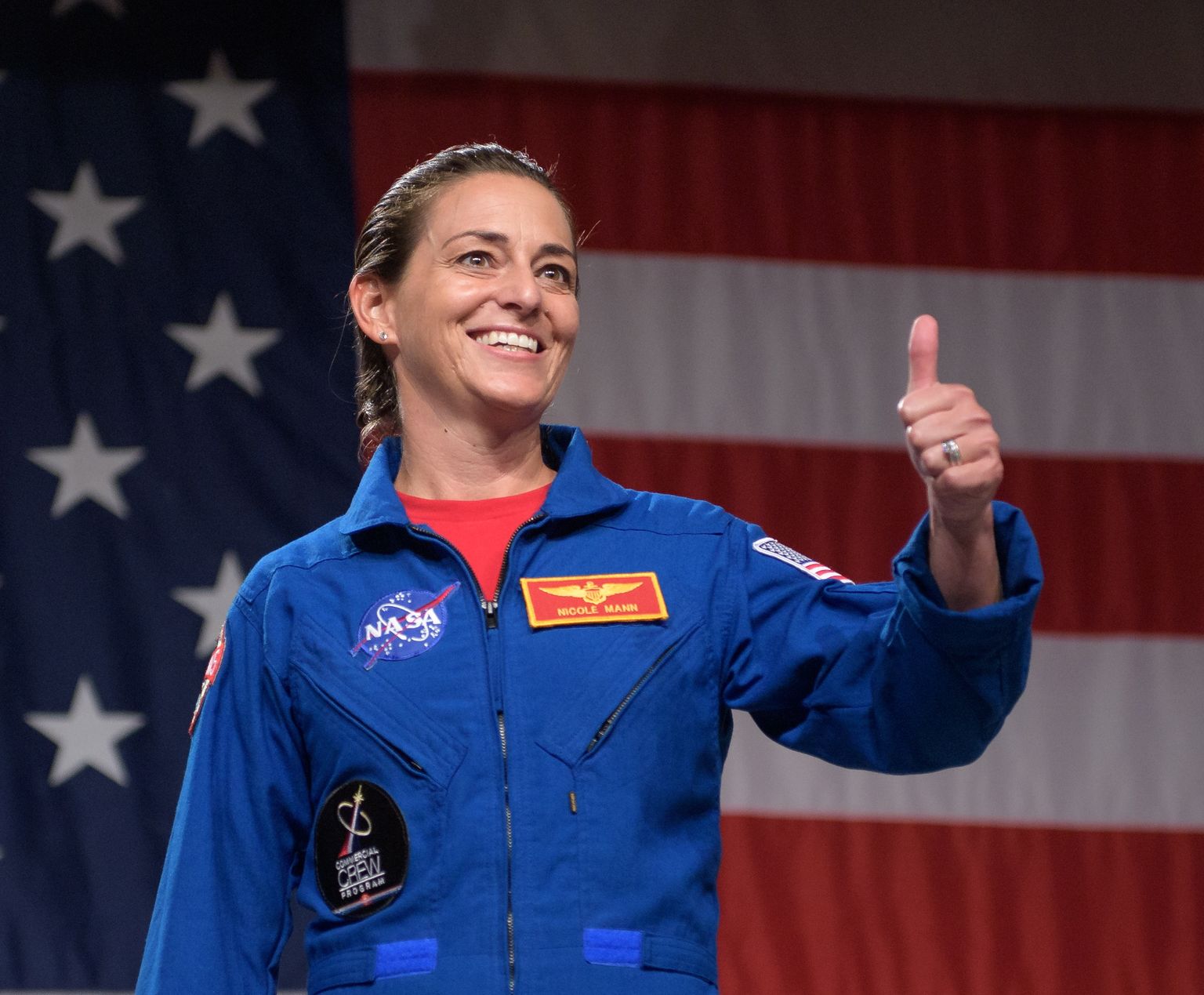 NASA astronaut Nicole Aunapu Mann.