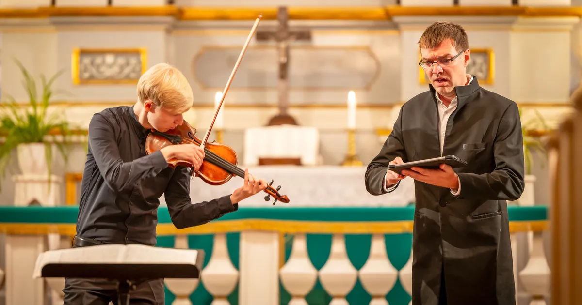 PÄRDI PÄEVAD ⟩ Paide kirikus kõlas Pärdi ja Bachi looming Vox Clamantise ja Hans Christian Aaviku esituses
