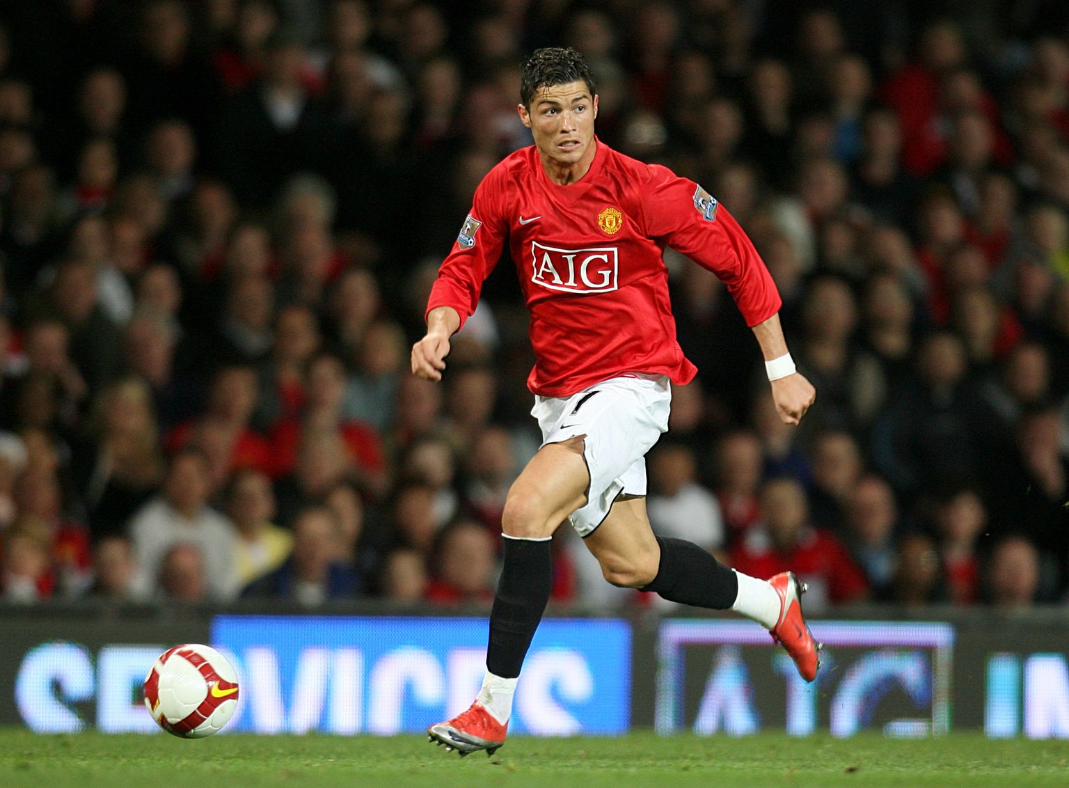 Cristiano Ronaldo 2009. aastal Manchester Unitedi särgis.